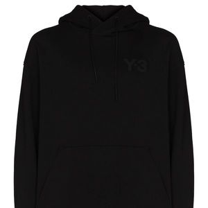 $200 Y-3 Classic Chest Logo Black Hoodie M L XL New with Tags